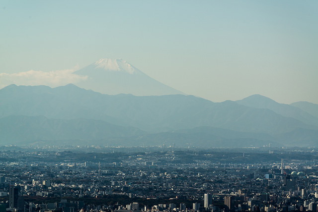 Mt. Fuji from Tokyo Skytree Tower