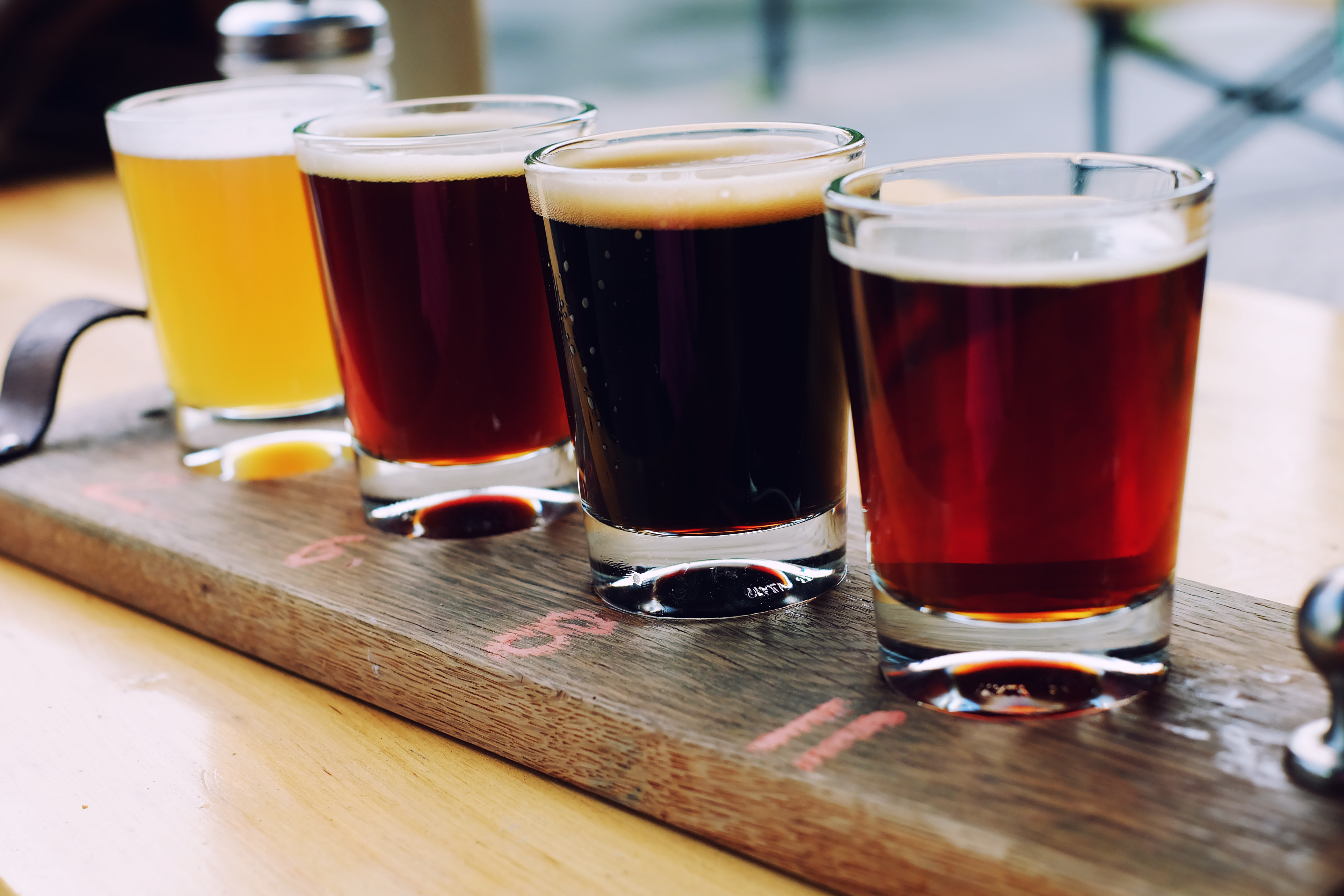 The beer board at Kaschk The beer board at Kaschk