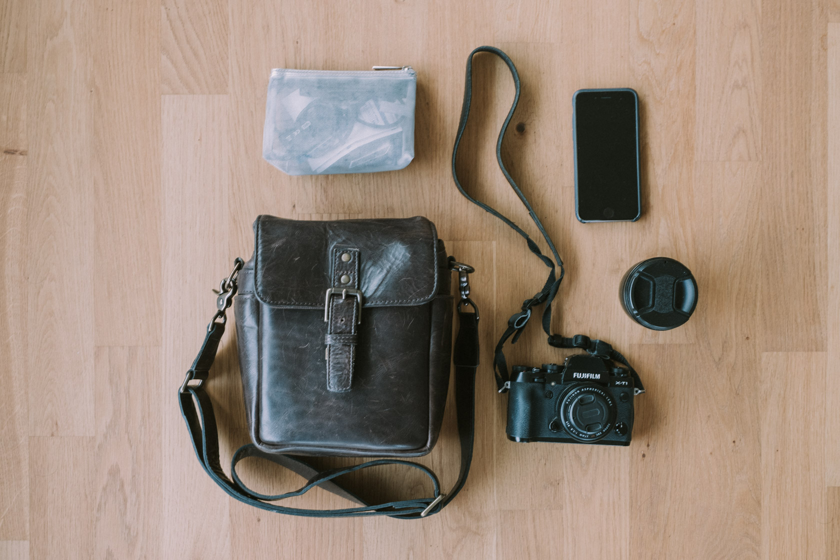 Camera bag content