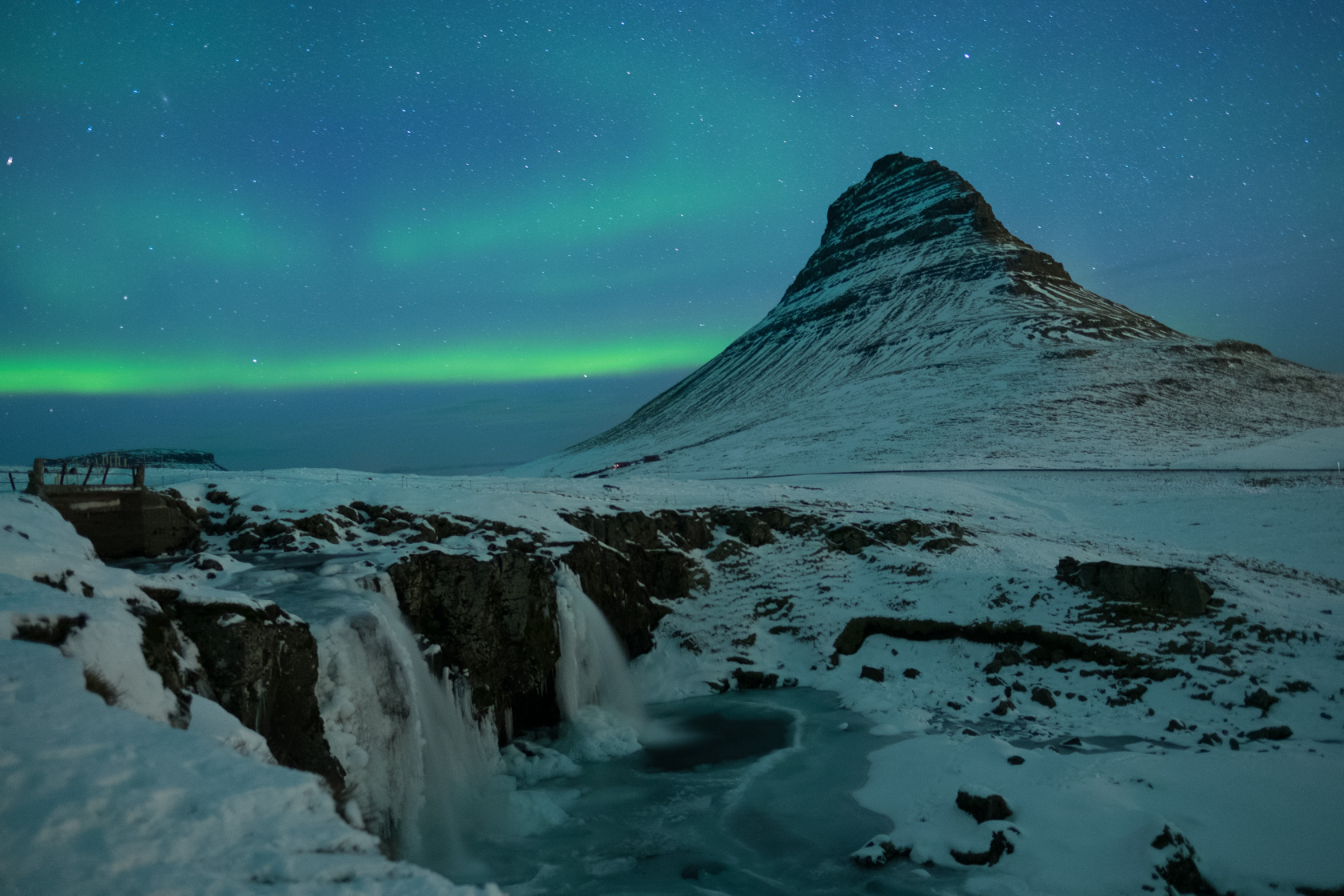 Kirkjufell, Iceland in Winter