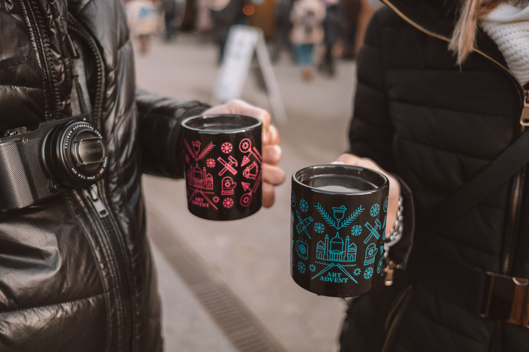 Mulled wine at a Vienna Christmas market