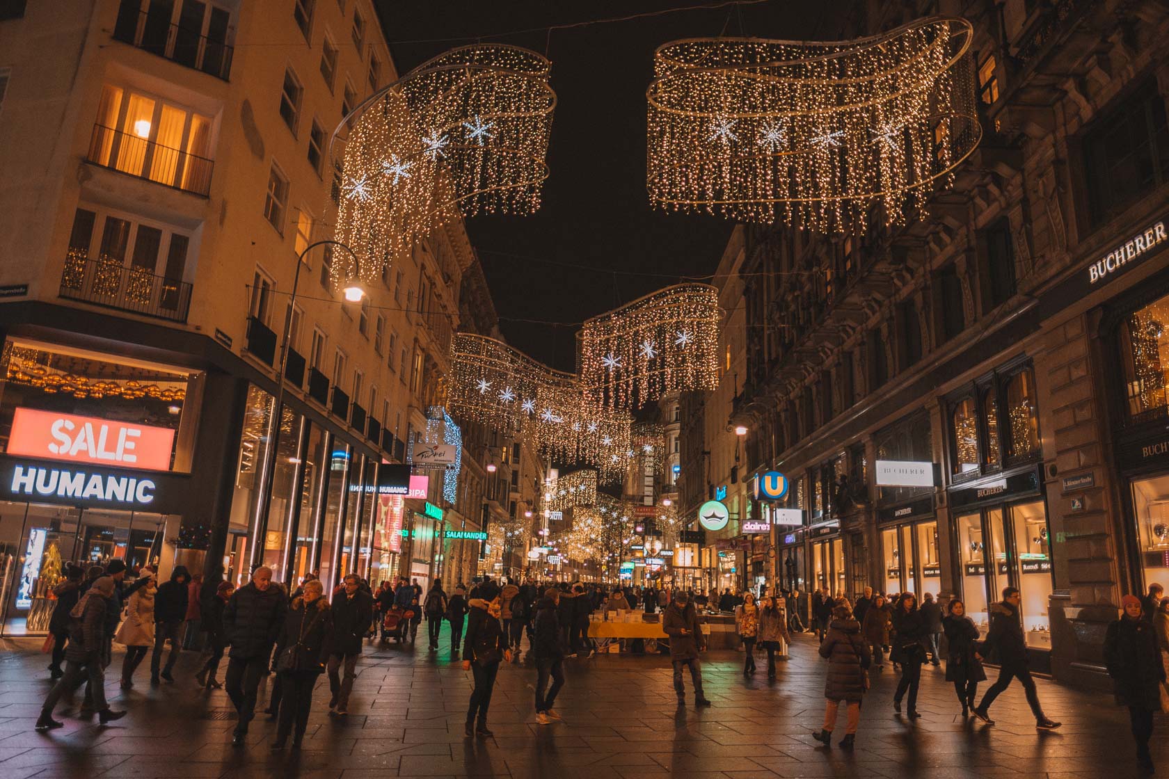 Christmas lights in Vienna