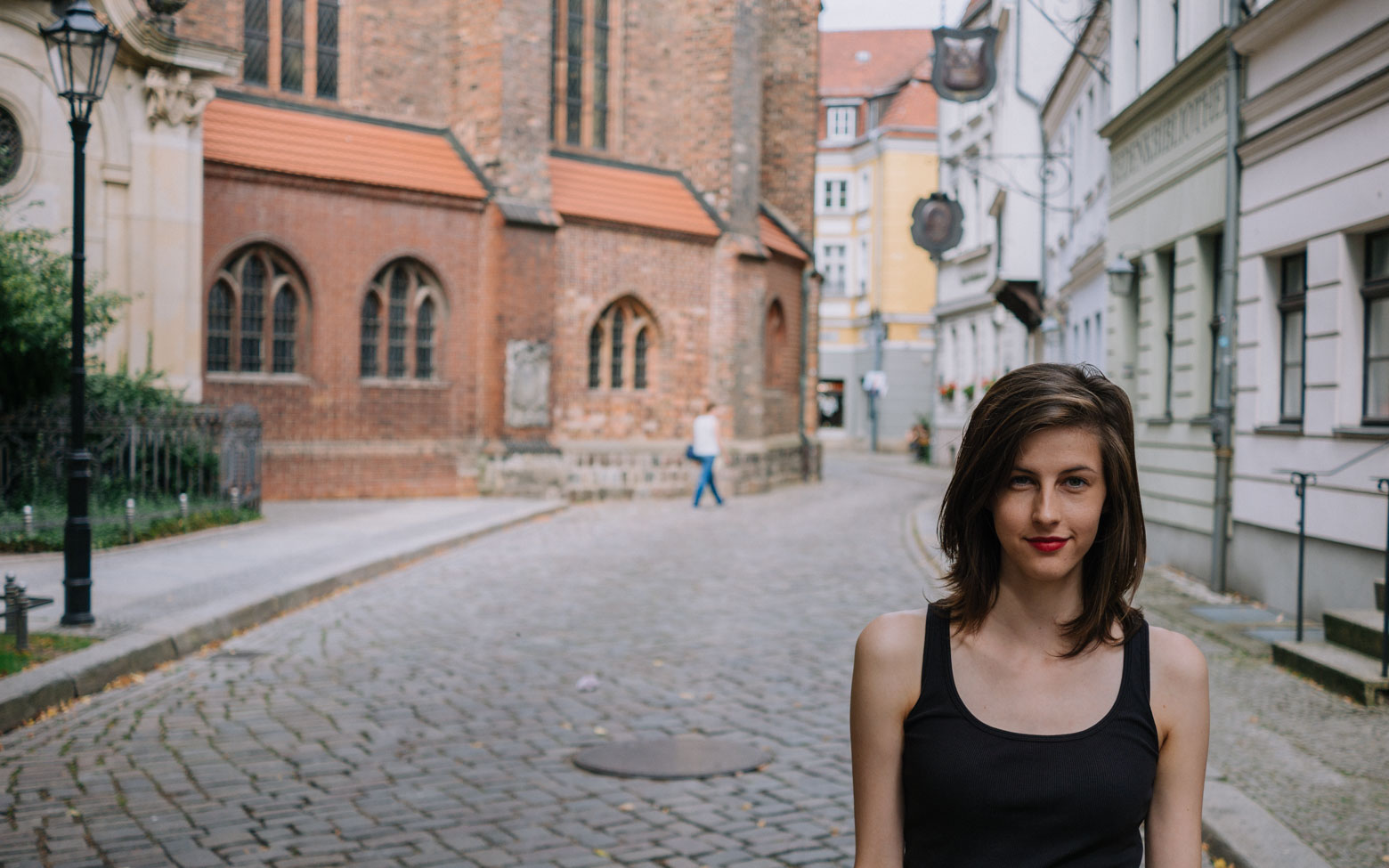 In the middle of the European continent's biggest metropolis, Berlin's Nikolaiviertel is a tiny, traditional oasis that will make you feel like you're in a small european village. In the middle of the European continent's biggest metropolis, Berlin's Nikolaiviertel is a tiny, traditional oasis that will make you feel like you're in a small european village.