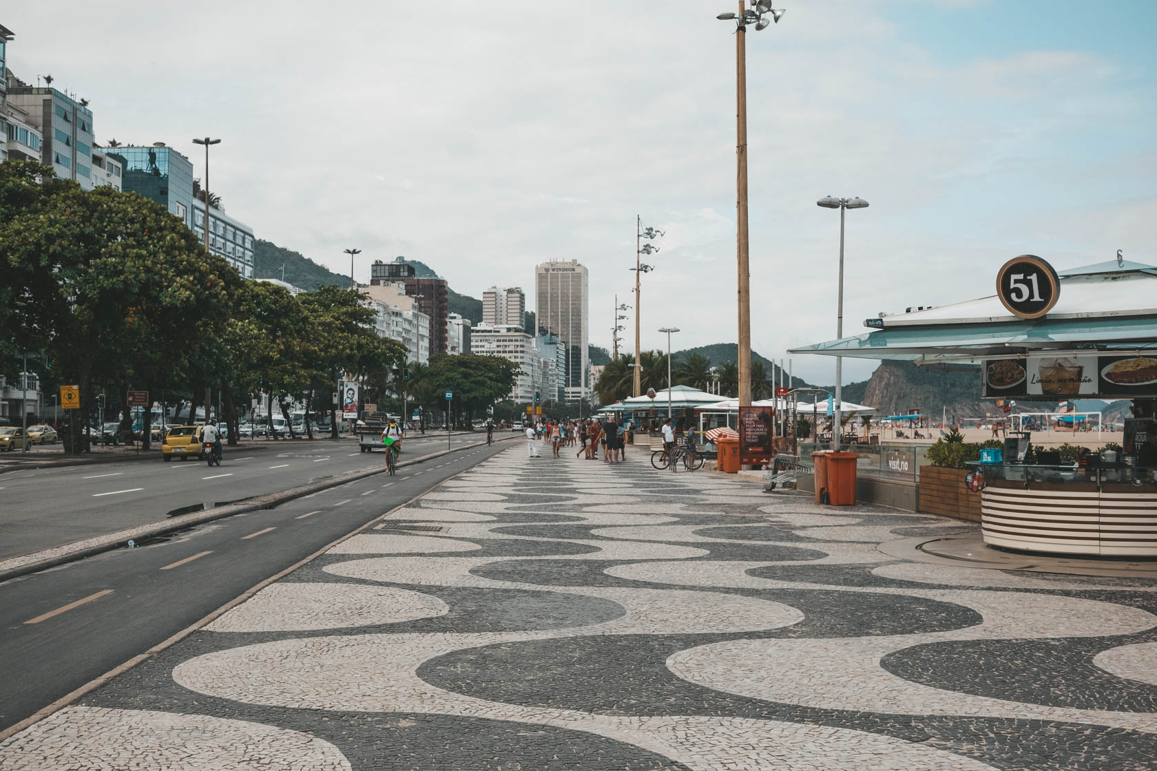 Copacabana sidewalk, Rio de Janeiro