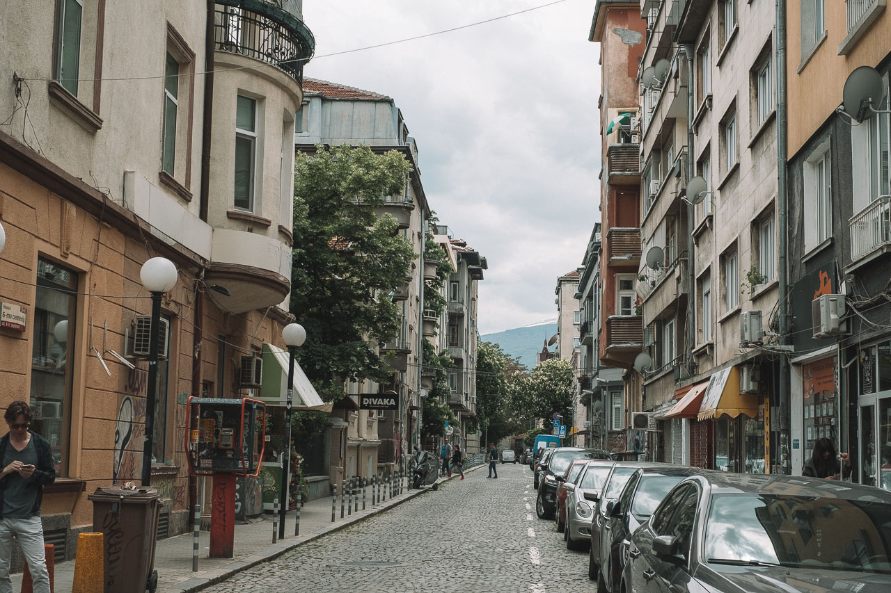 Streets of Sofia Bulgaria