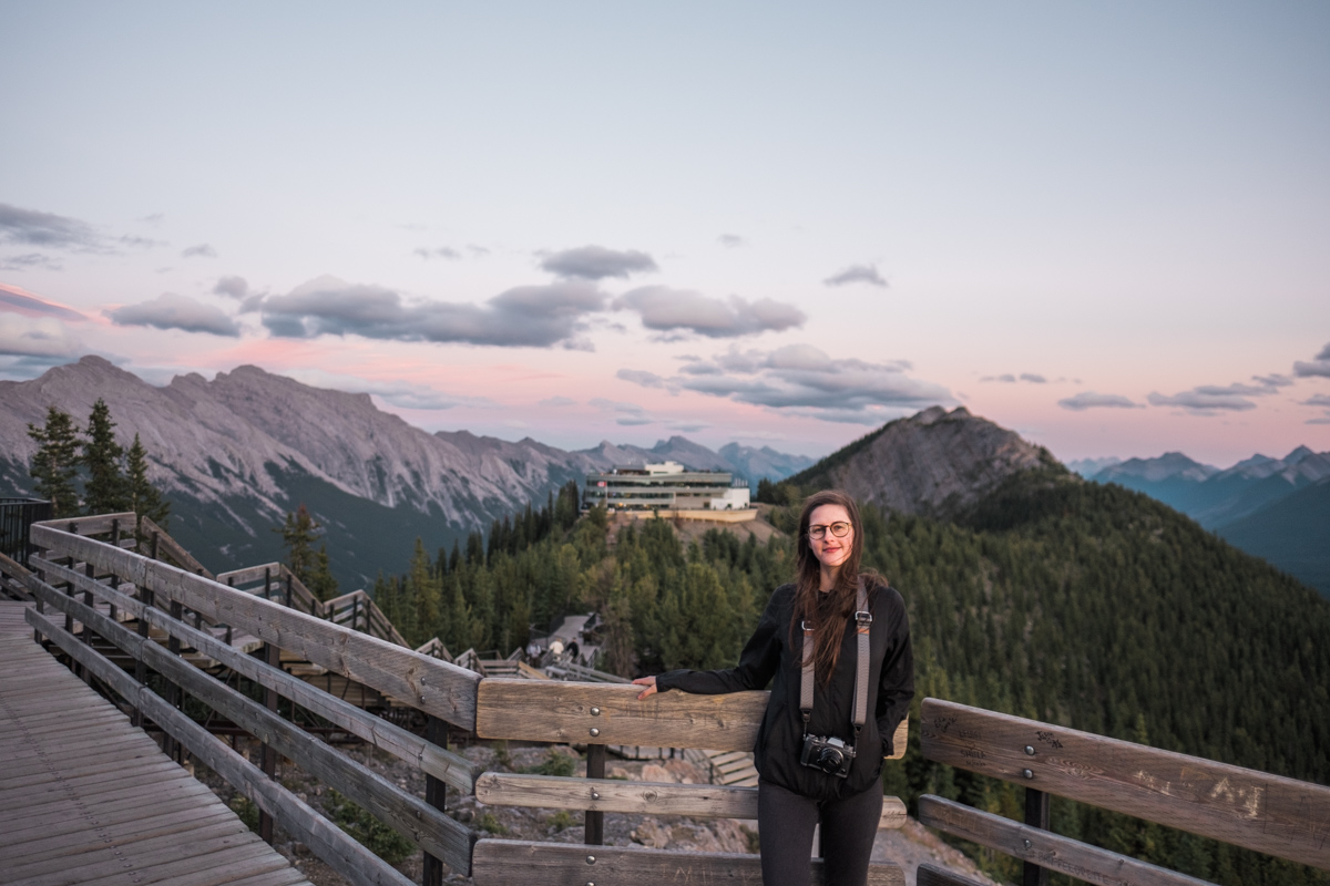 Sunset on Sulphur Mountain