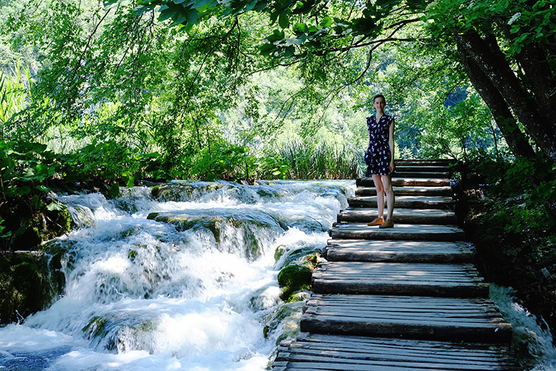 Croatia's Plitvice Lakes National Park, located in Northern Dalmatia. Croatia's Plitvice Lakes National Park, located in Northern Dalmatia.