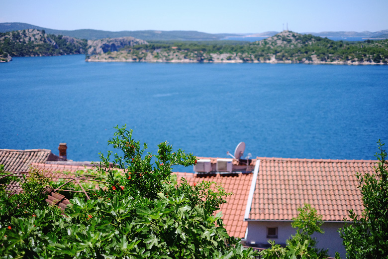 View of the Adriatic Sea from the fortess in Šibenik, Croatia. View of the Adriatic Sea from the fortess in Šibenik, Croatia.