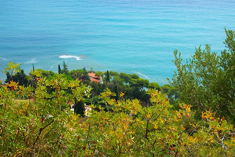 Gorgeous sea views from Nietzsche's Trail Gorgeous sea views from Nietzsche's Trail