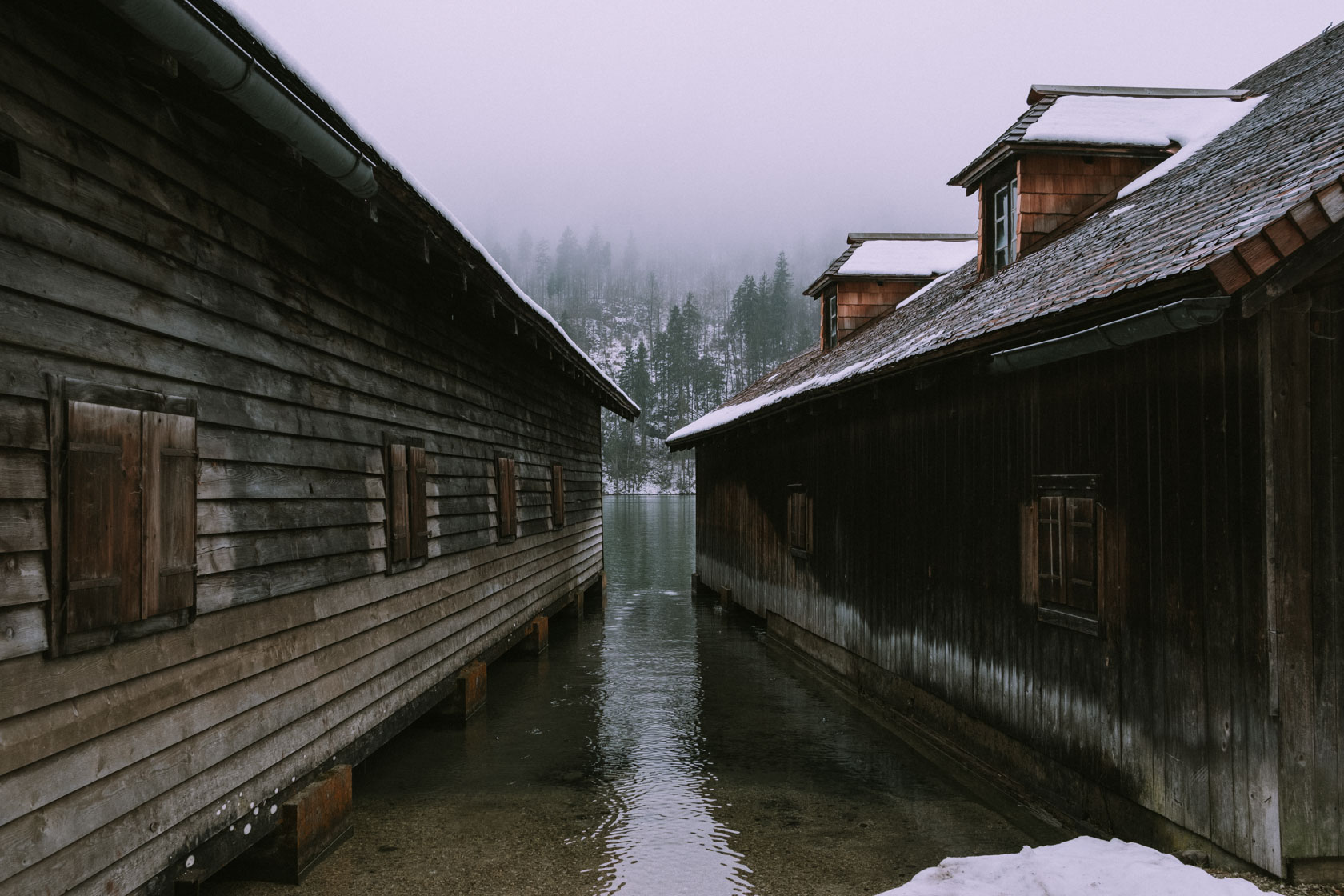 Koenigssee, Bavaria in Winter