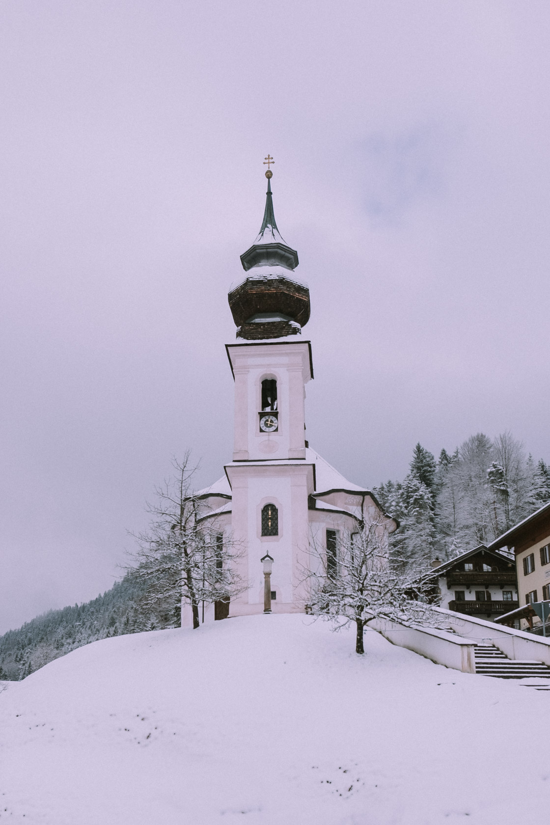 Maria Gern in Winter