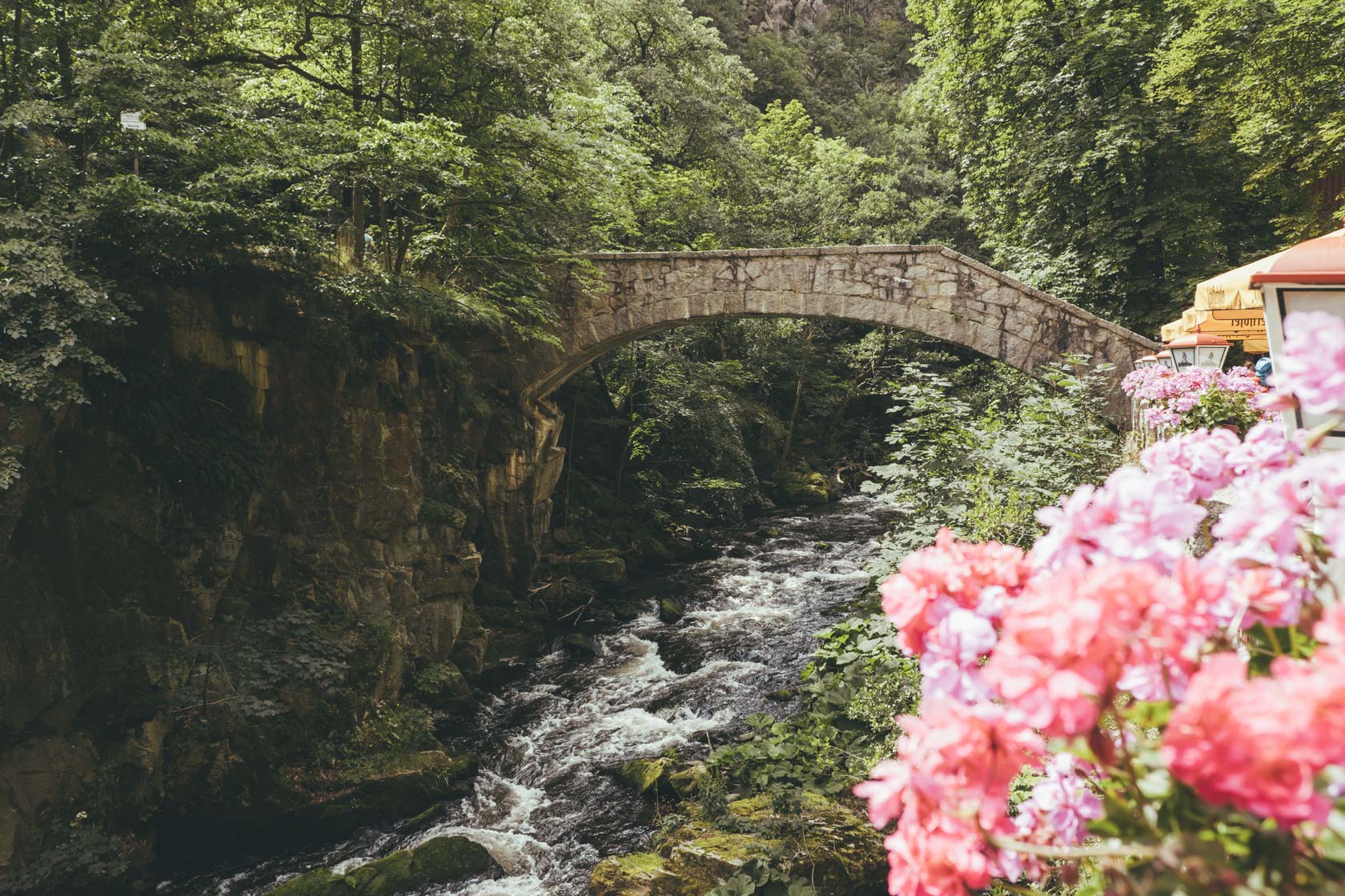 Jungfernbrücke in Bodetal