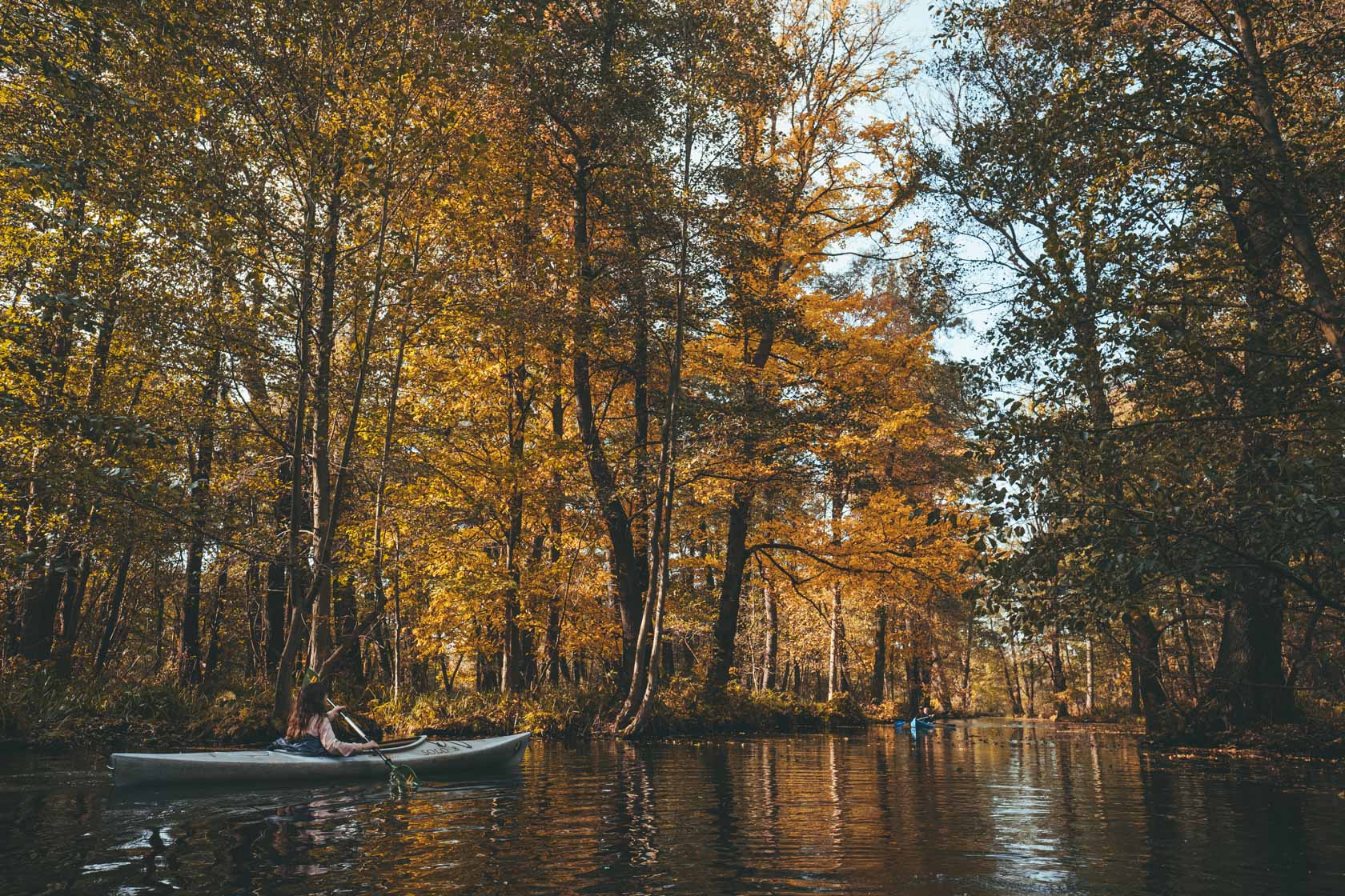 Kayak in Spreewald, Germany