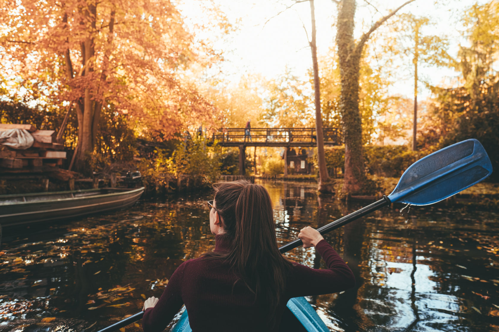 Kayak in Spreewald, Germany