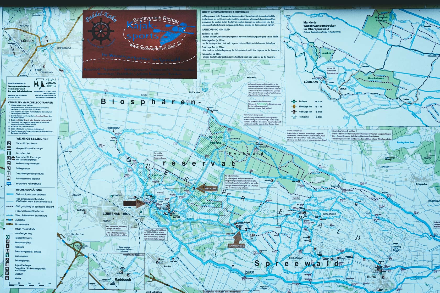 Spreewald Map