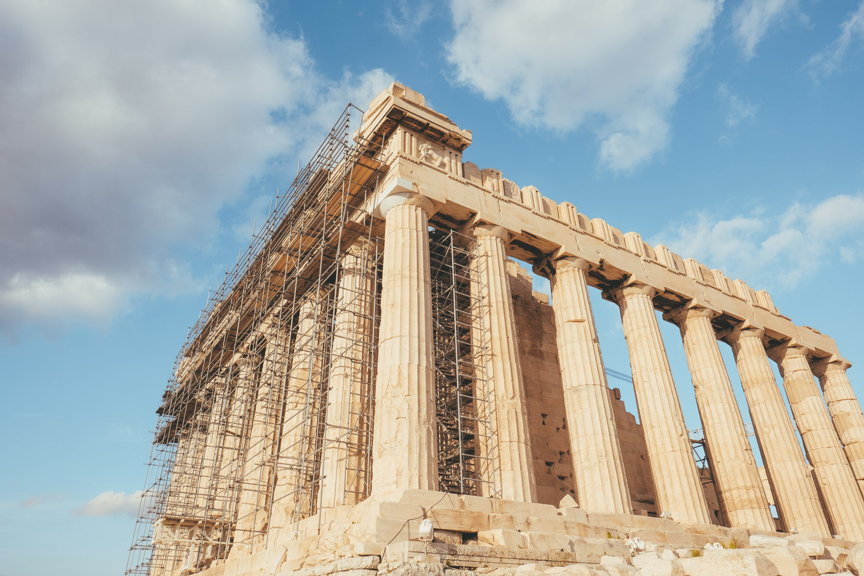 Parthenon on the Acropolis in Athens