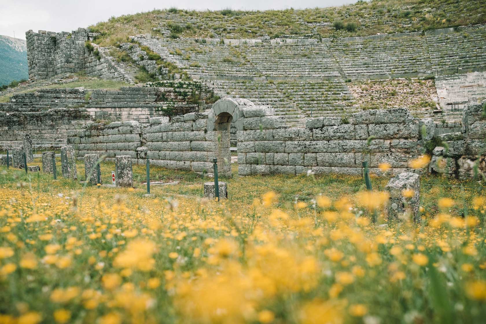 Dodoni theatre in Greece