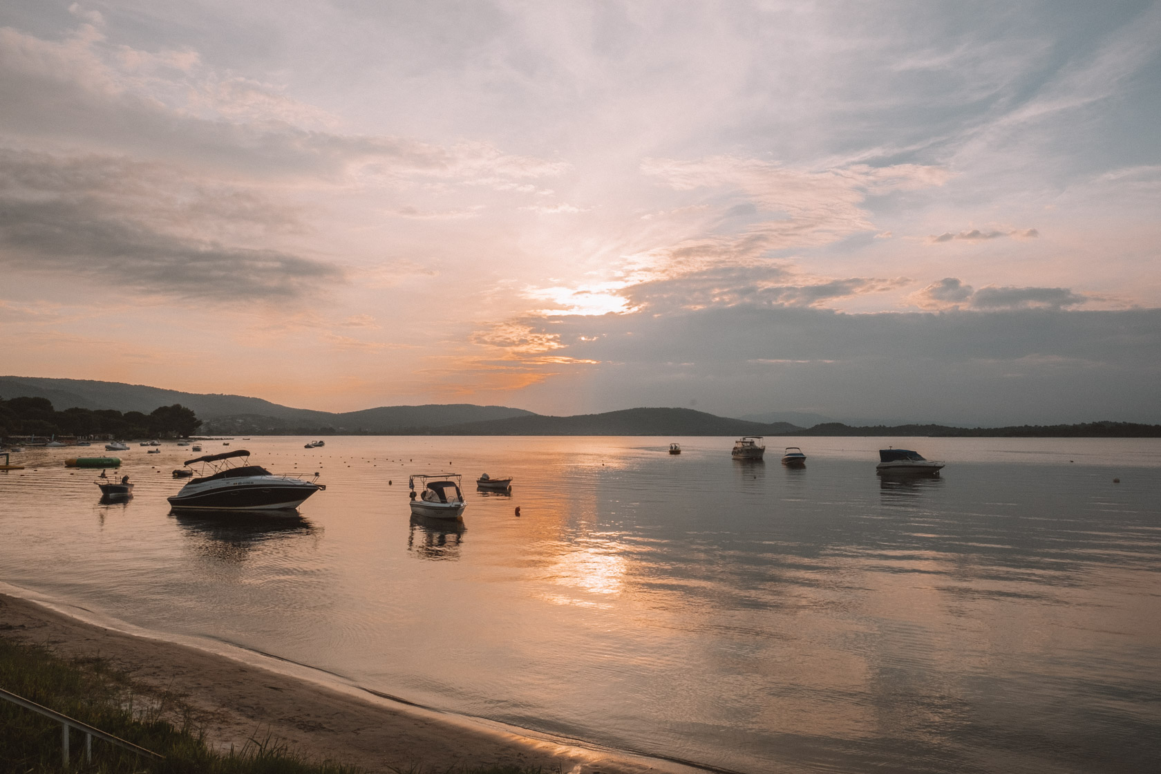 Sunset in Halkidiki