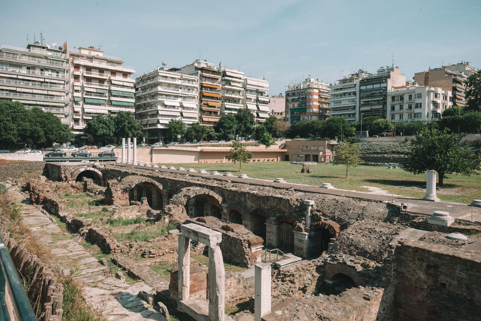 Ruins in Thessaloniki Greece