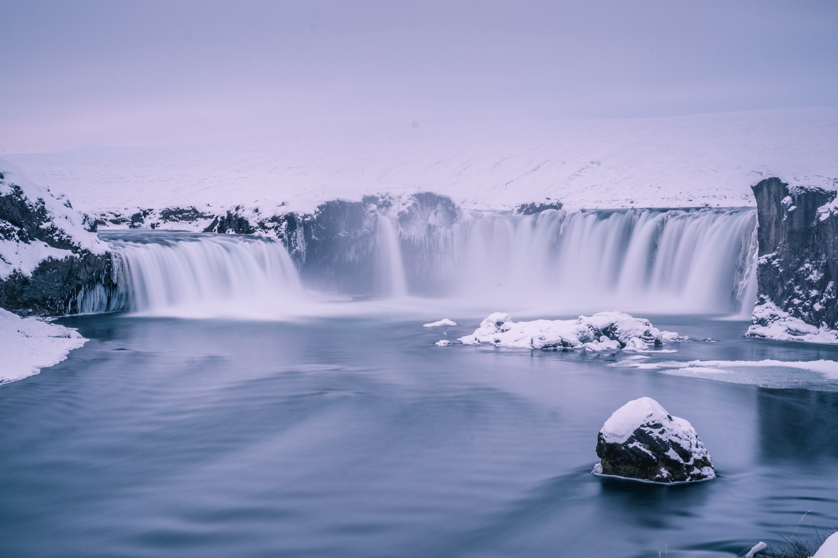 Long exposure of Godafoss