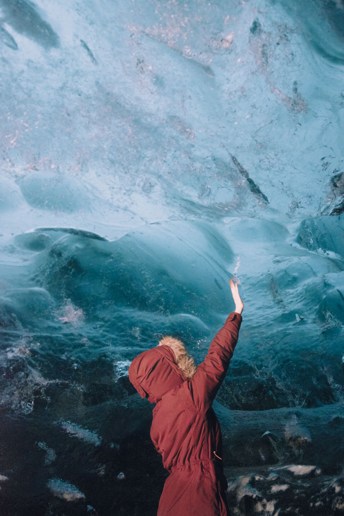 Ice caves in Iceland