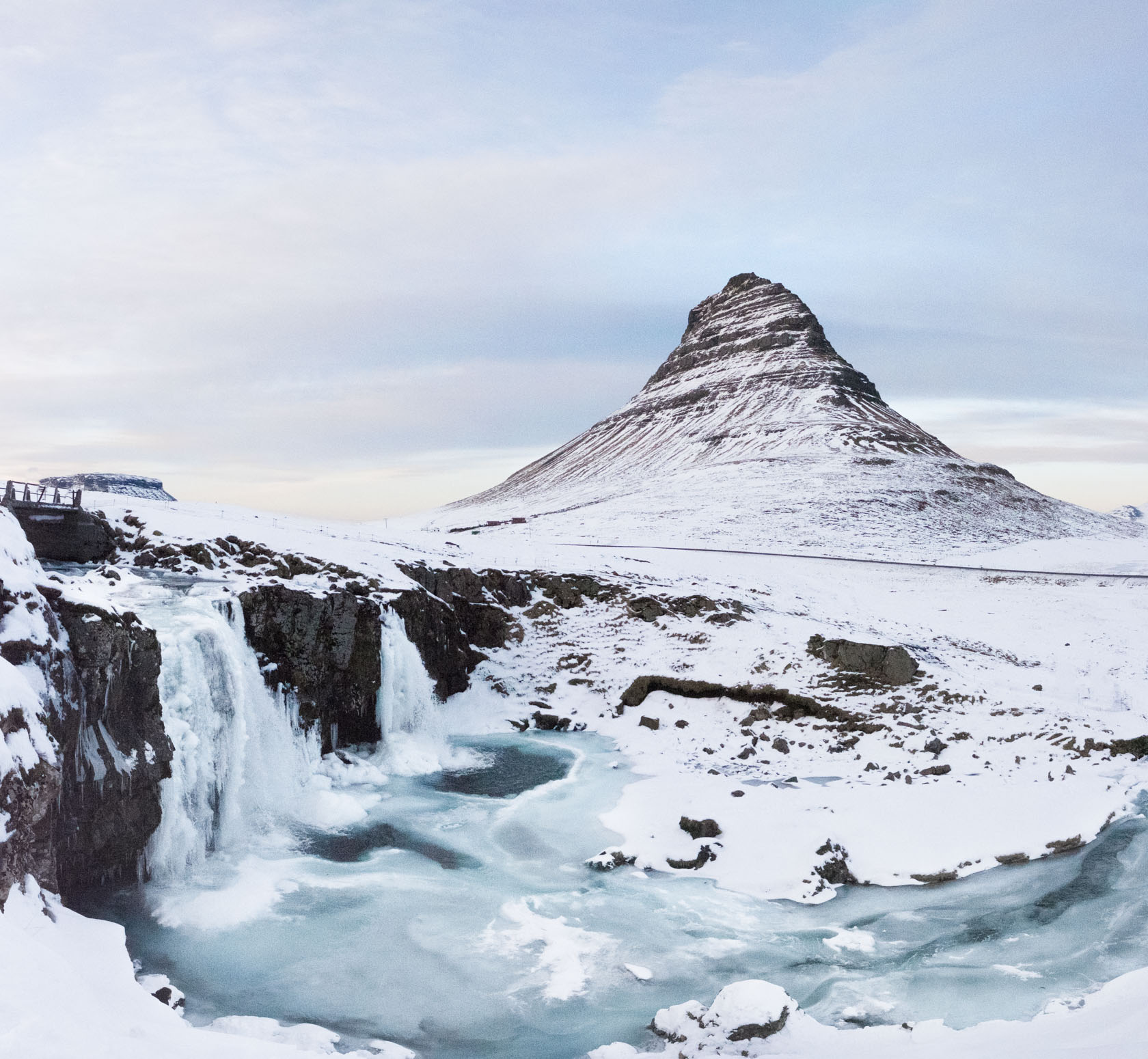 Kirkjufell Panorama in Iceland