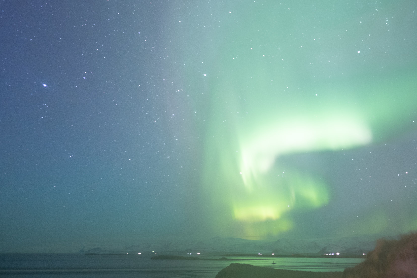 Northern lights in Iceland