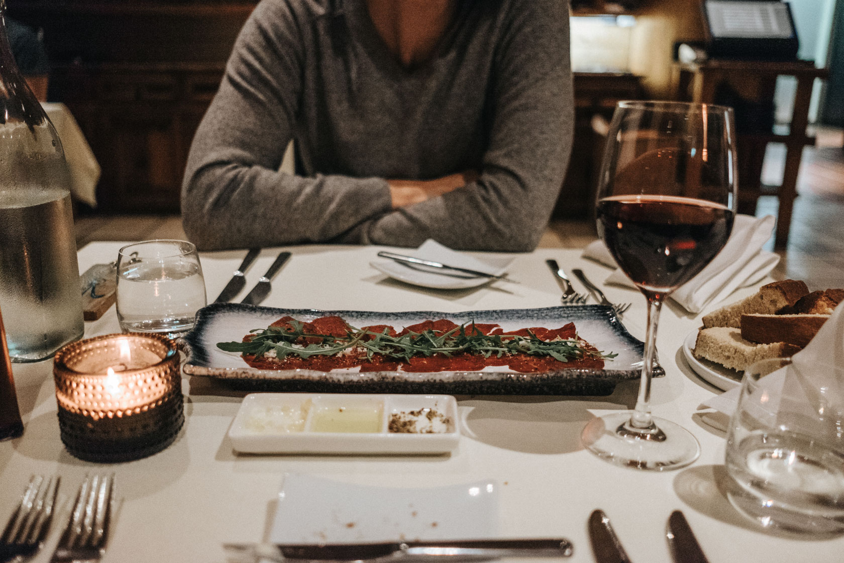 Reindeer Carpaccio in Iceland