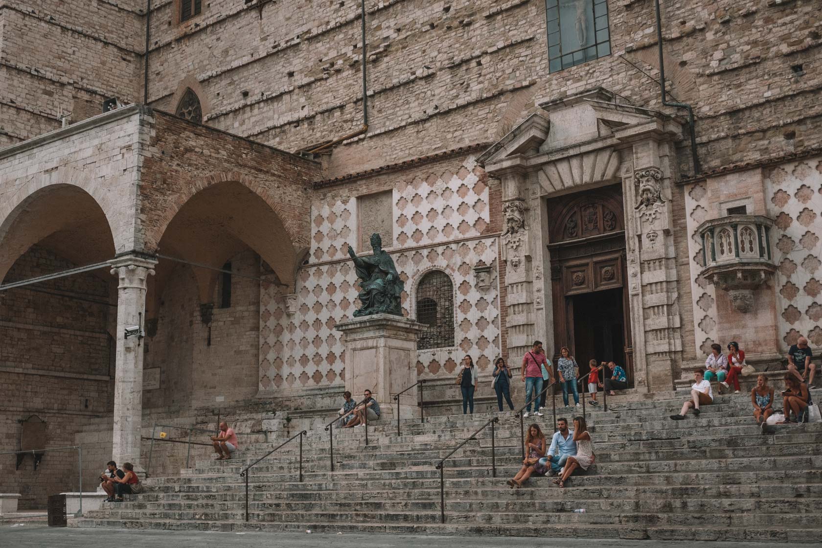 Piazza IV Novembre, Perugia, Italy