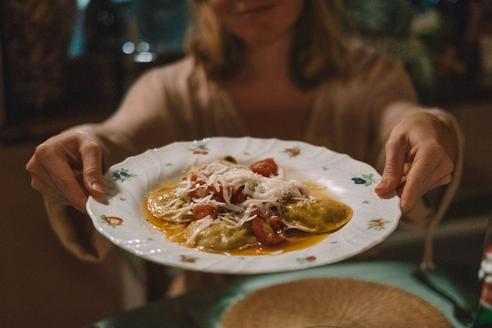 Pasta at La Badiaccia