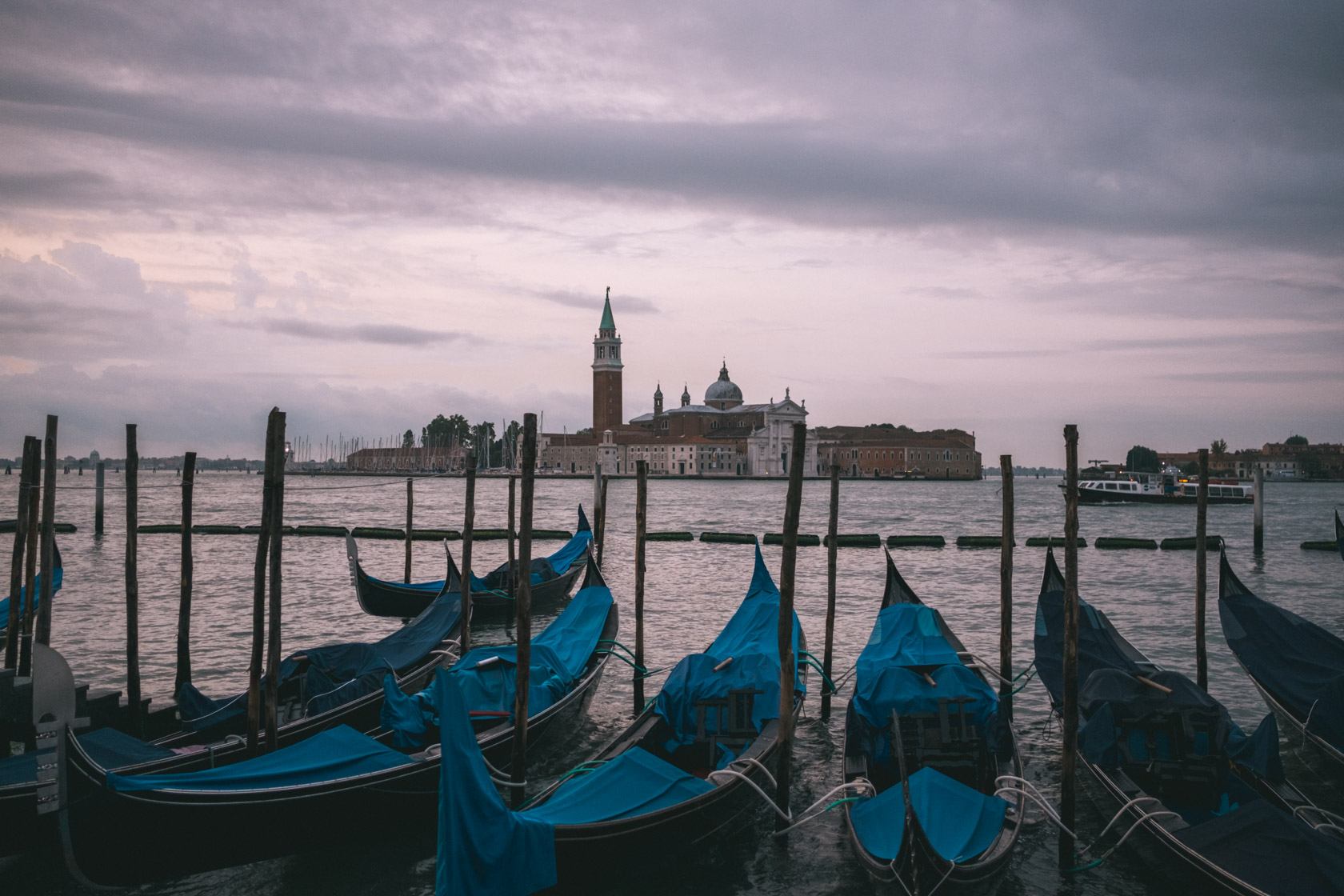 Gondolas in Venice