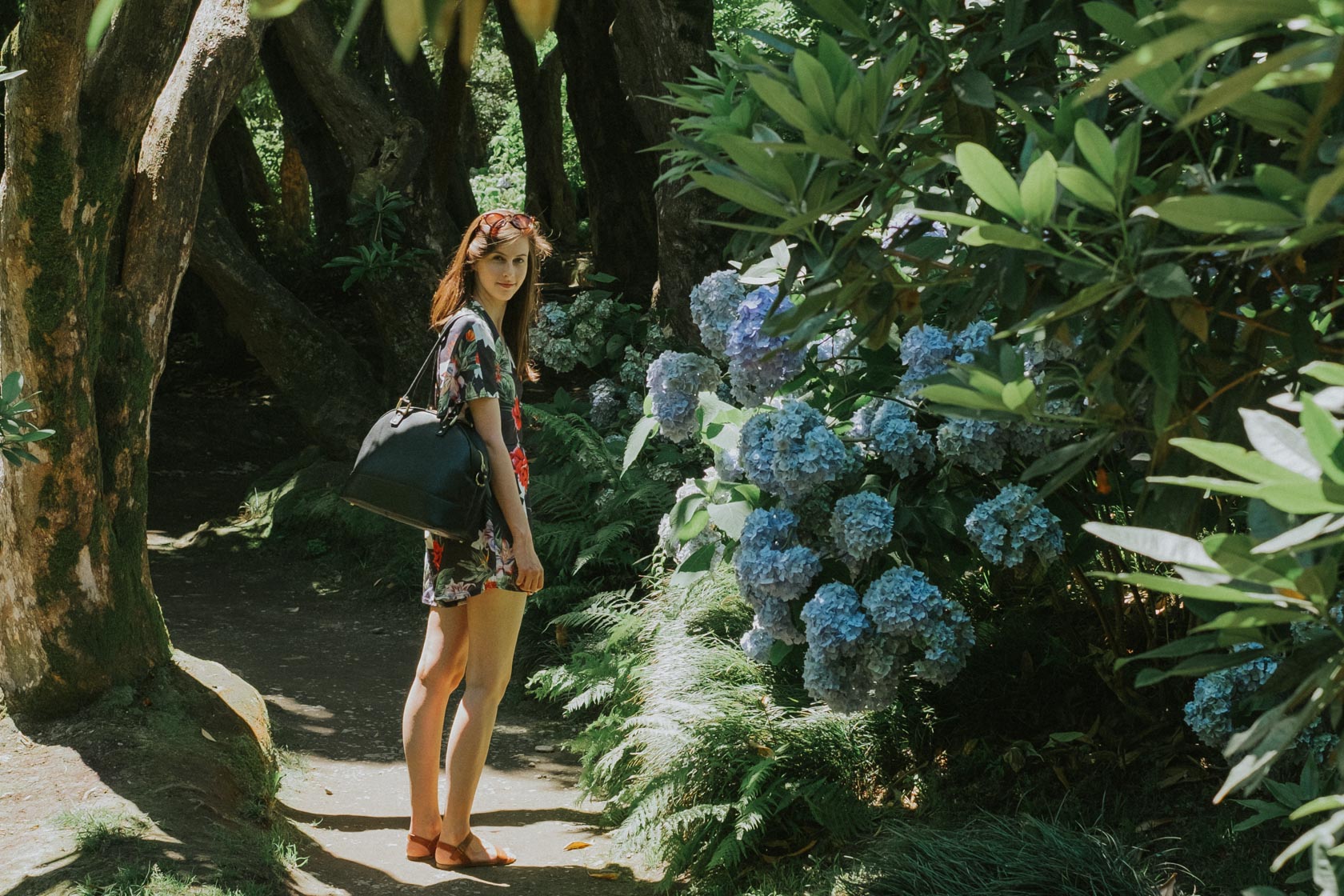 Girl at Villa Carlotta