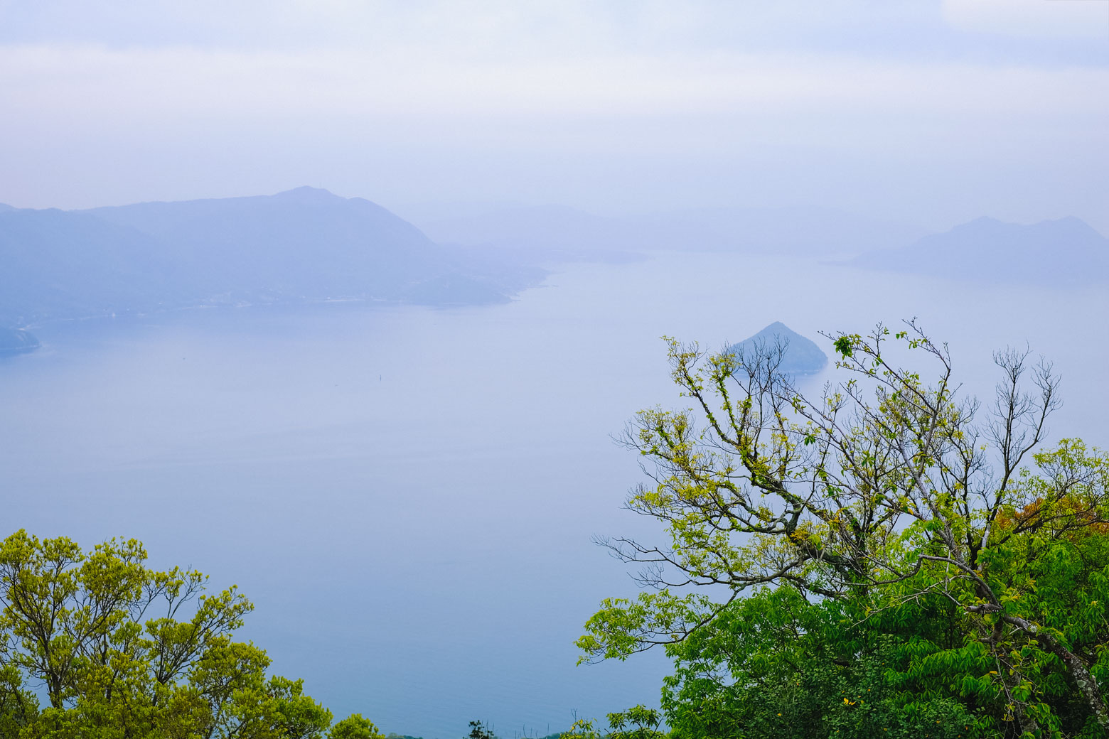 There's more to Miyajima, Japan than the Itsukushima shrine. The view from Mt. Misen over Hiroshima bay