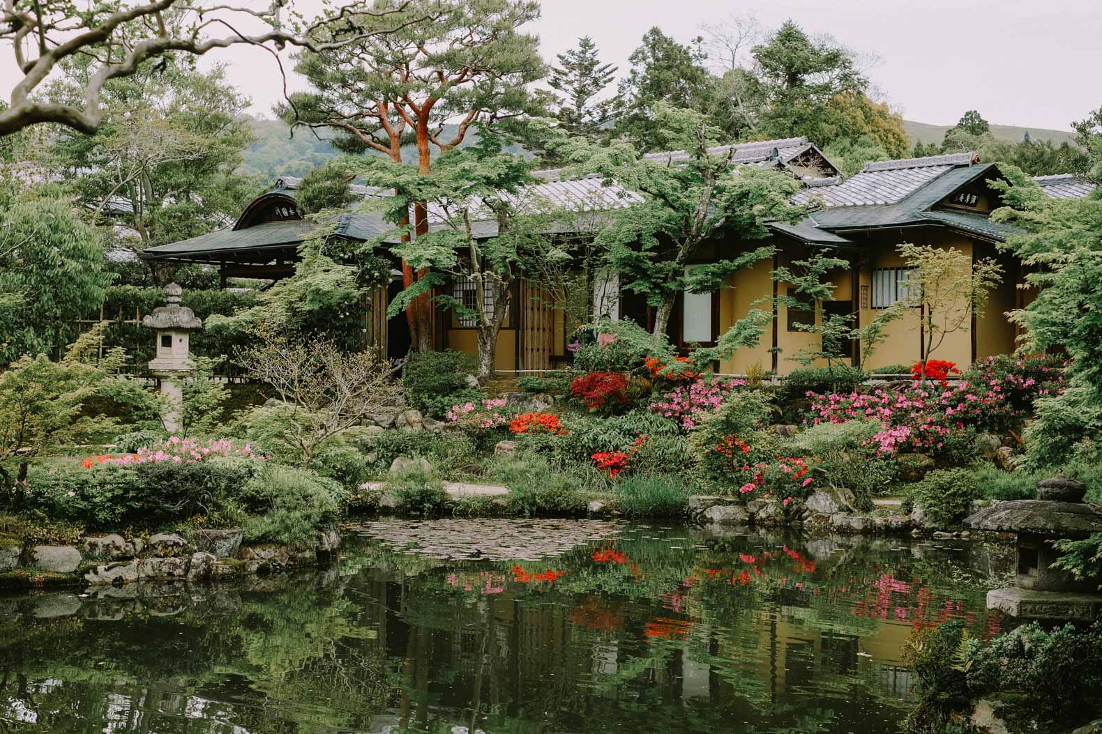 Isuien garden in Nara