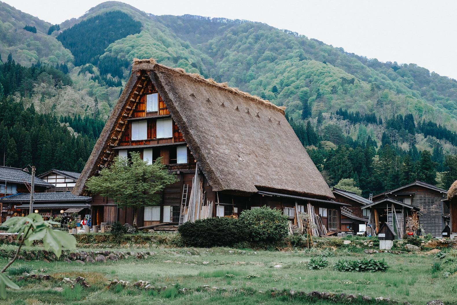 Shirakawa-go thatch roof house