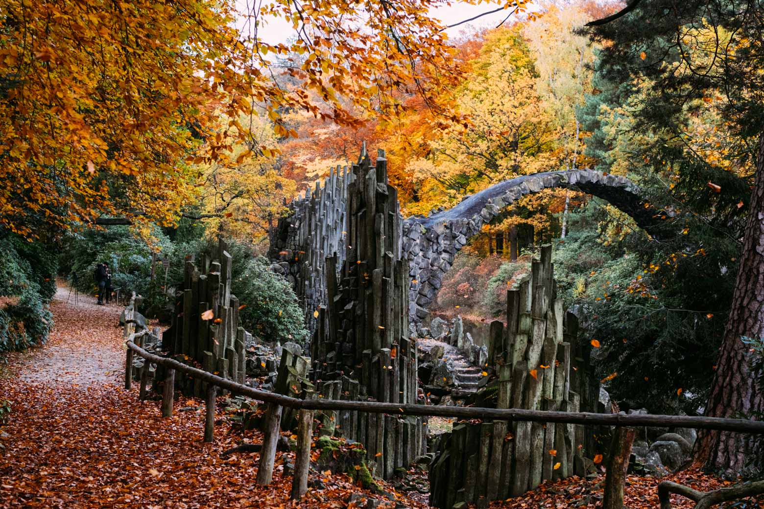 A must-see when you travel to Germany: the devil's bridge in Saxony.