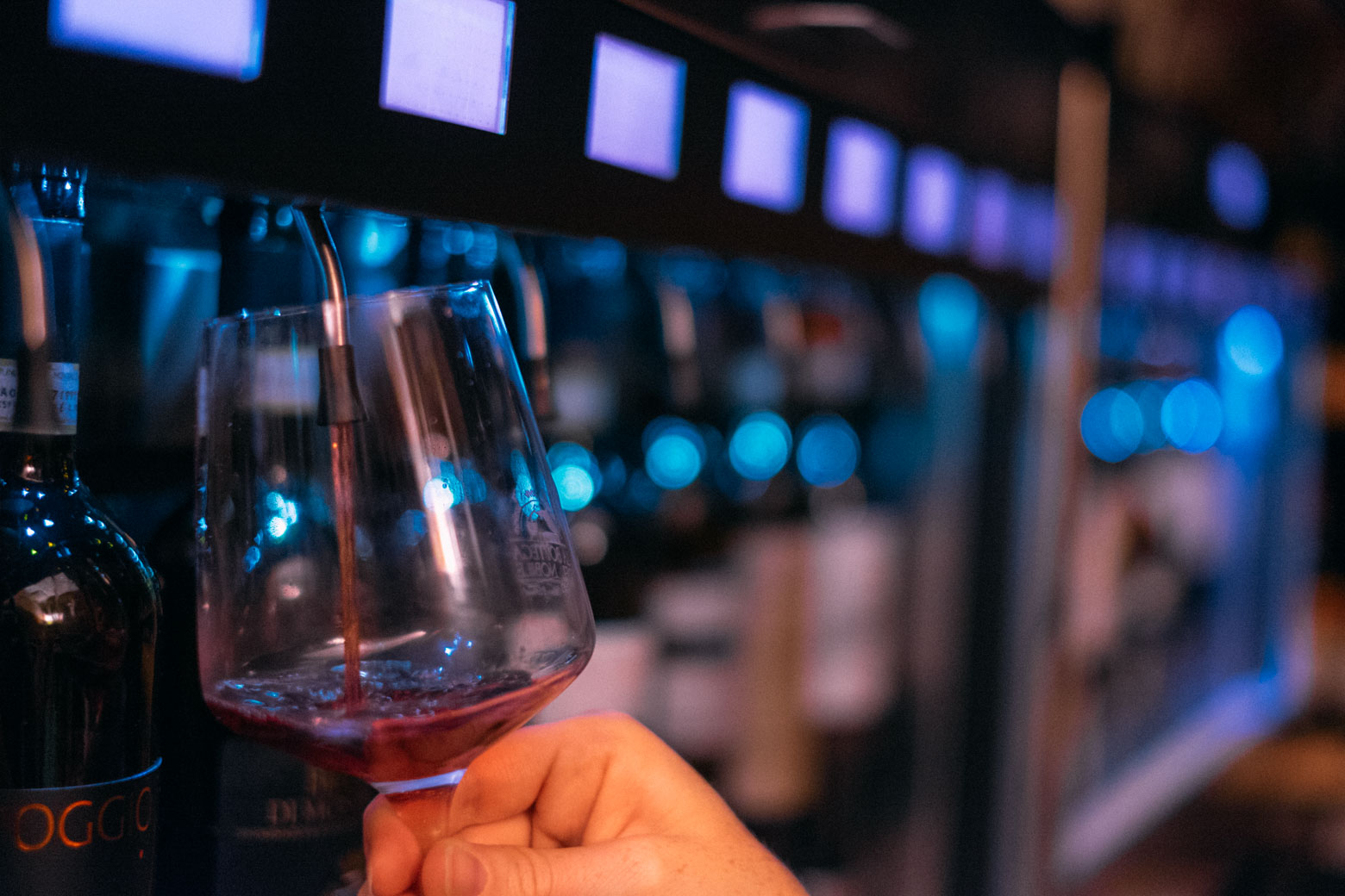 Wine tasting in Tuscany's Montepulciano historic old town is a fantastic activity that need not require a lot of planning. The wine dispenser at La Bottega del Nobile