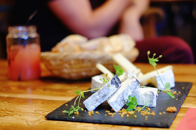 Cheese plate at Moncoeur Belleville, Paris Cheese plate at Moncoeur Belleville, Paris
