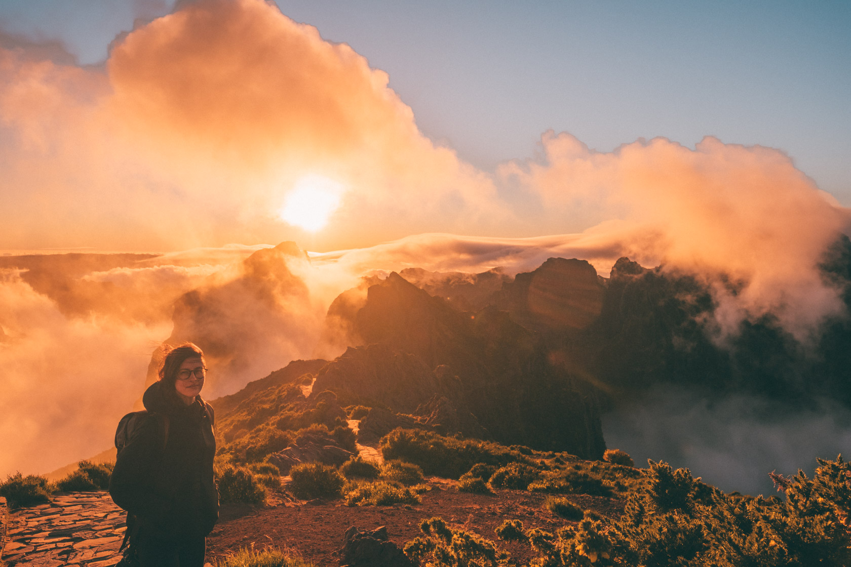 Sunset at Pico do Arieiro