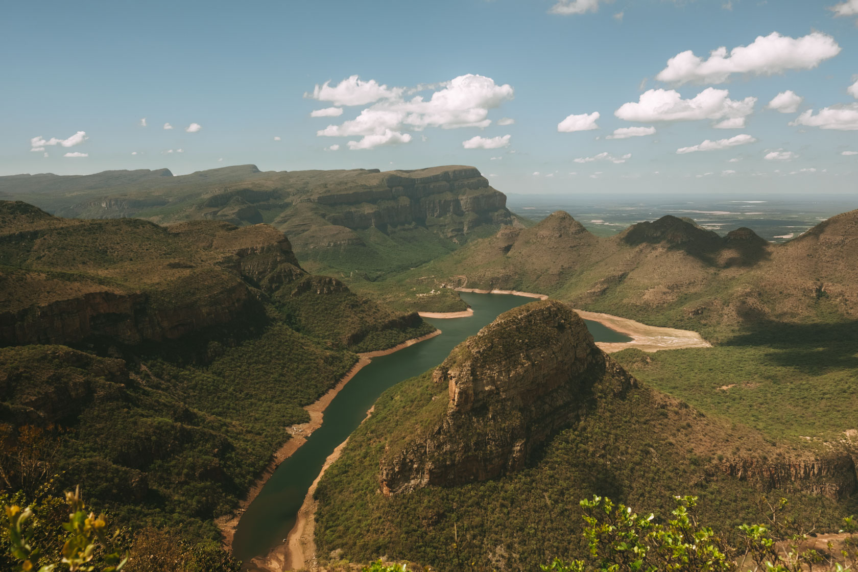 Three Rondavals in Blyde River Canyon