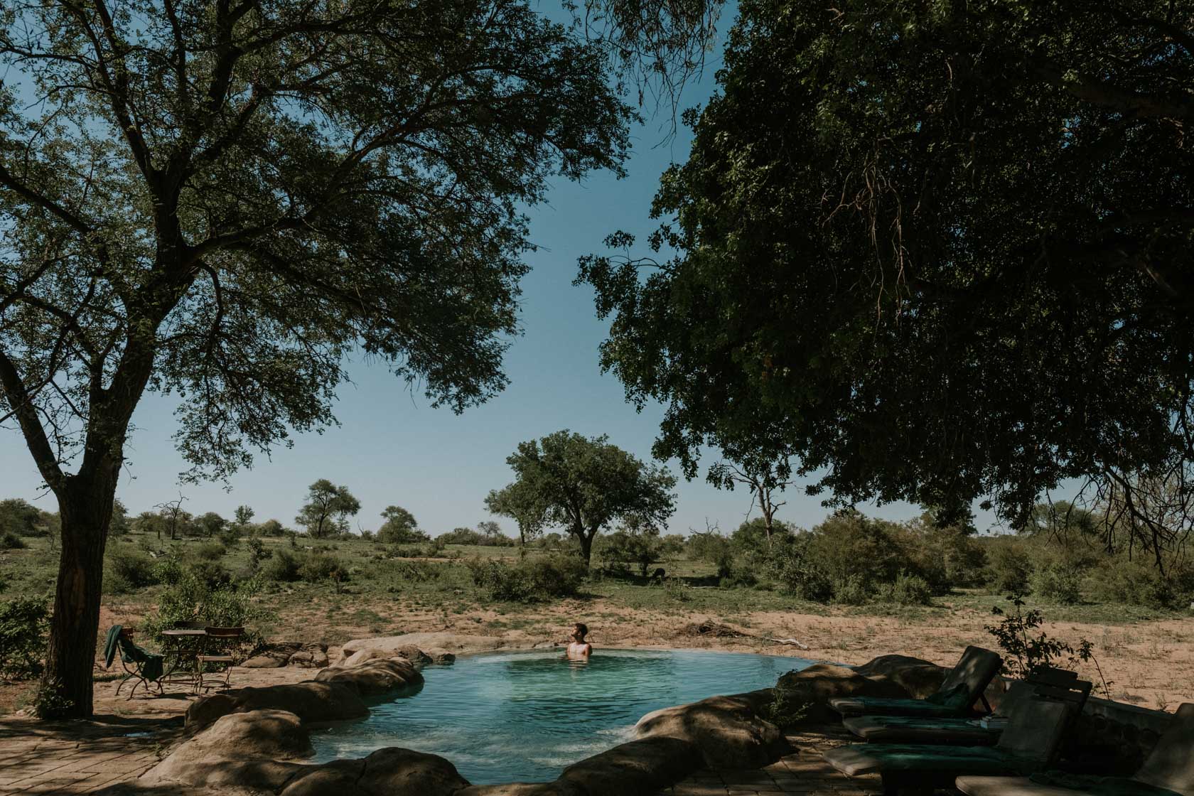 Swimming pool at Motswari Private Game Reserve