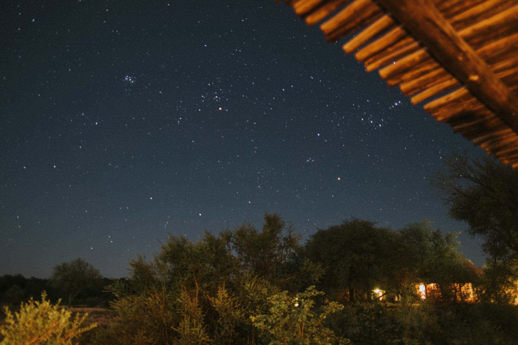 Stars as seen from Motswari Private Game Reserve