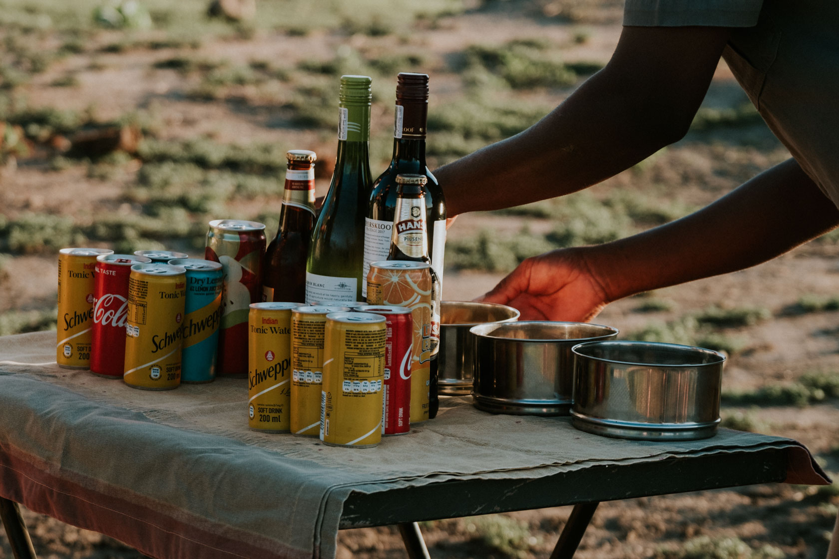 Sundowners after Safari