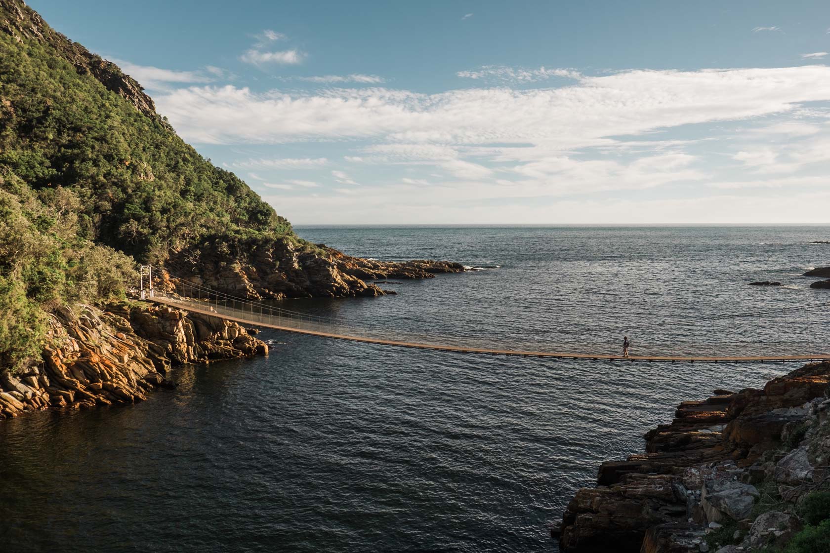 Suspension Bridge at Storms River Mouth